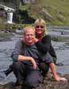 Asa and Birgir Gislason traveling in Iceland