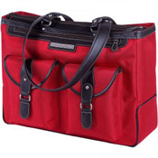 Red Clark & Mayfield laptop bag