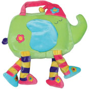 Kid's multicolored plush bag