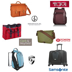 Laptop luggage bags and brand logo